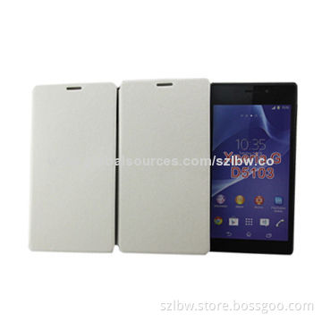 Flip Leather Mobile Phone Cases for Sony Xperia G D 5103, 10 Colors Available for Selection